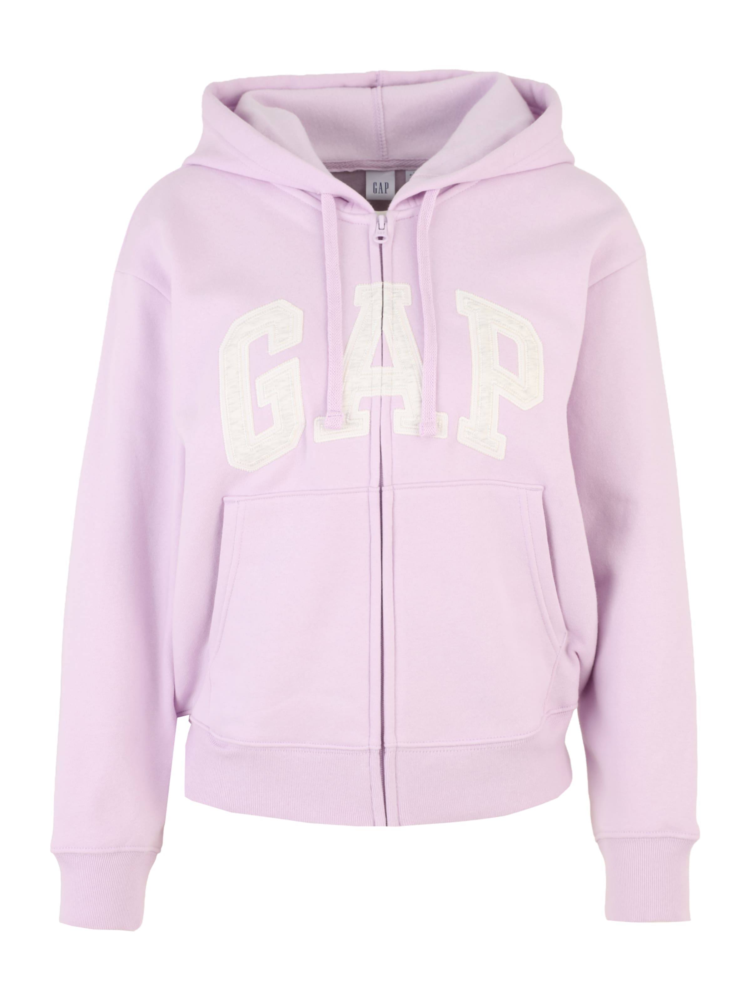 Gap Petite Sweatjacke 'HERITAGE' in Lila: Vorderseite