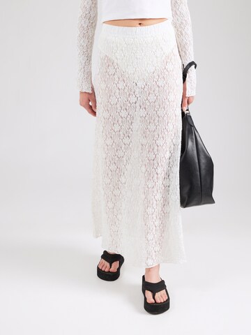 Jupe 'ONLLORENZA' ONLY en beige : devant