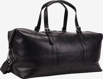 LEONHARD HEYDEN Travel Bag 'Roma' in Black: front