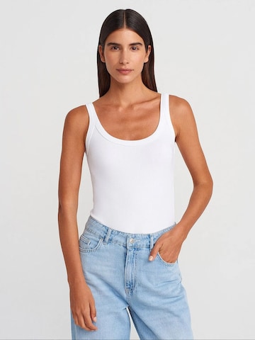 Dilvin Blouse 'Blusen' in Wit: voorkant