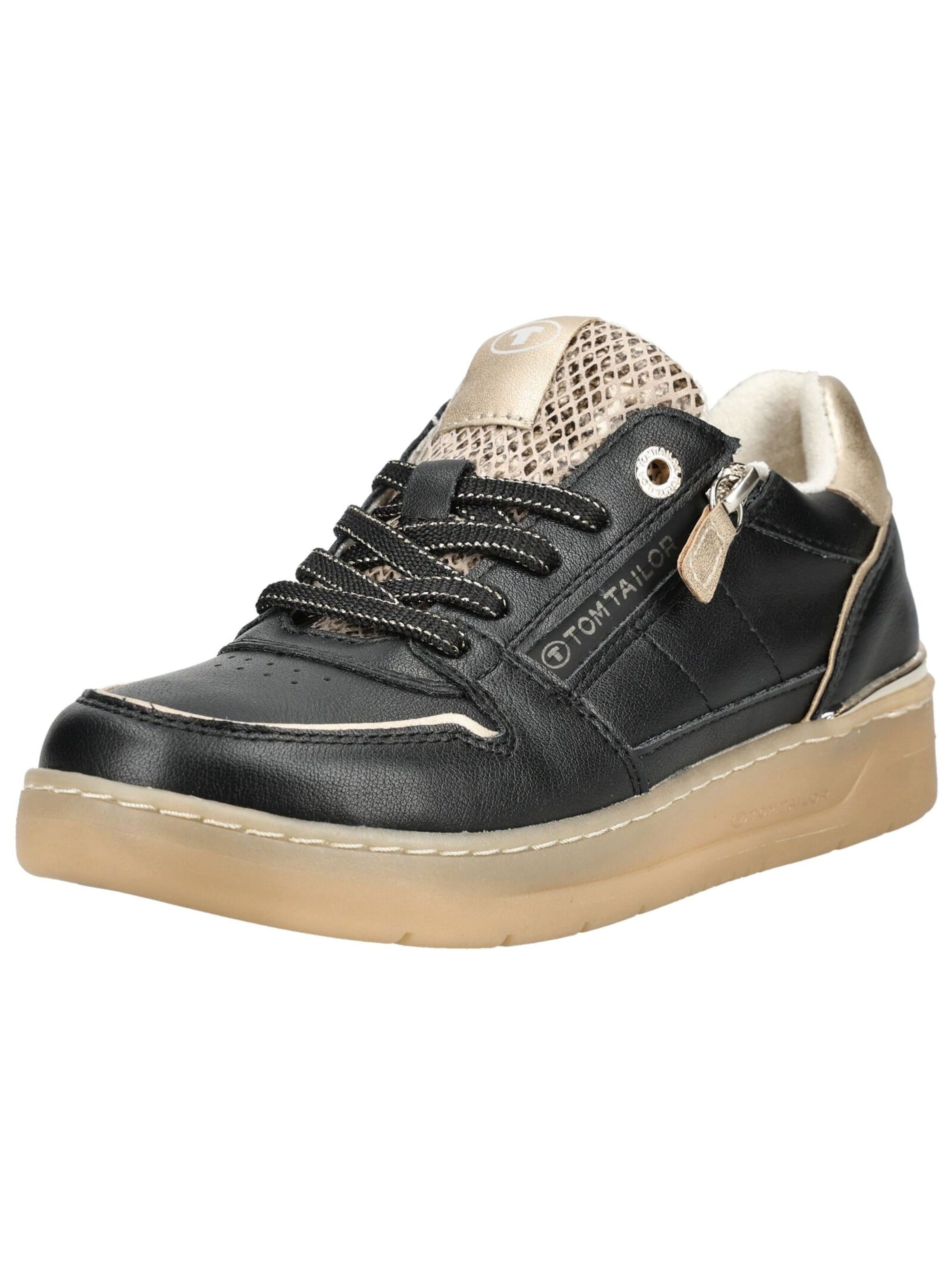 Sneaker bassa di TOM TAILOR in nero: frontale