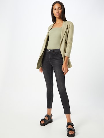 MANGO Skinny Jeans 'Isa' in Grey