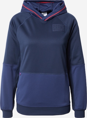 NIKE Sportief sweatshirt in Blauw: voorkant