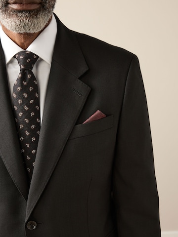 Coupe regular Veste de costume Next en noir