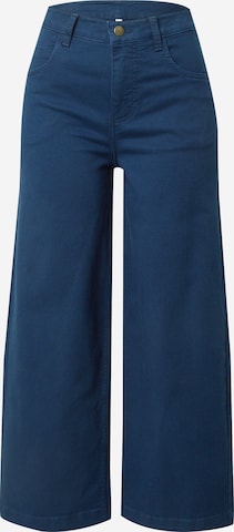 Blutsgeschwister Wide Leg Housut värissä sininen: etupuoli