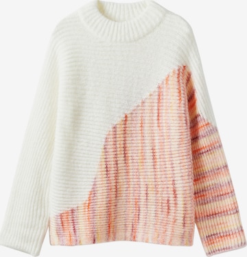 Pullover di Desigual in bianco: frontale