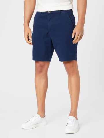 Regular Pantalon chino HOLLISTER en bleu : devant