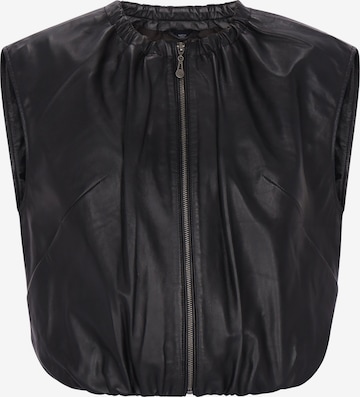 DreiMaster Vintage Bodywarmer in Zwart: voorkant