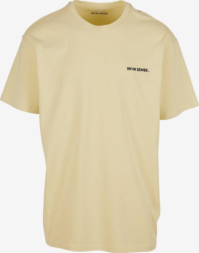 Marškinėliai 'Essentials' iš 9N1M SENSE, spalva – pastelinė geltona / juoda, Prekių apžvalga