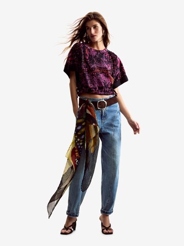 purpurinė Desigual Marškinėliai