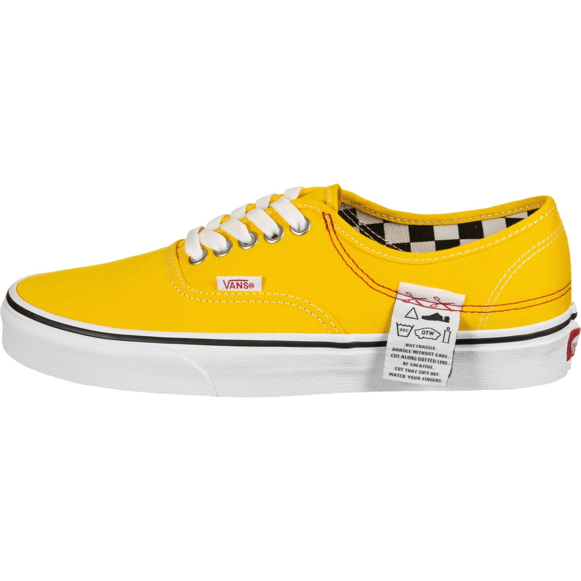 vans basse jaune