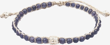 Bracelet 'Jade' Samapura Jewelry en bleu : devant