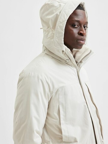 SELECTED HOMME Parka in Grau
