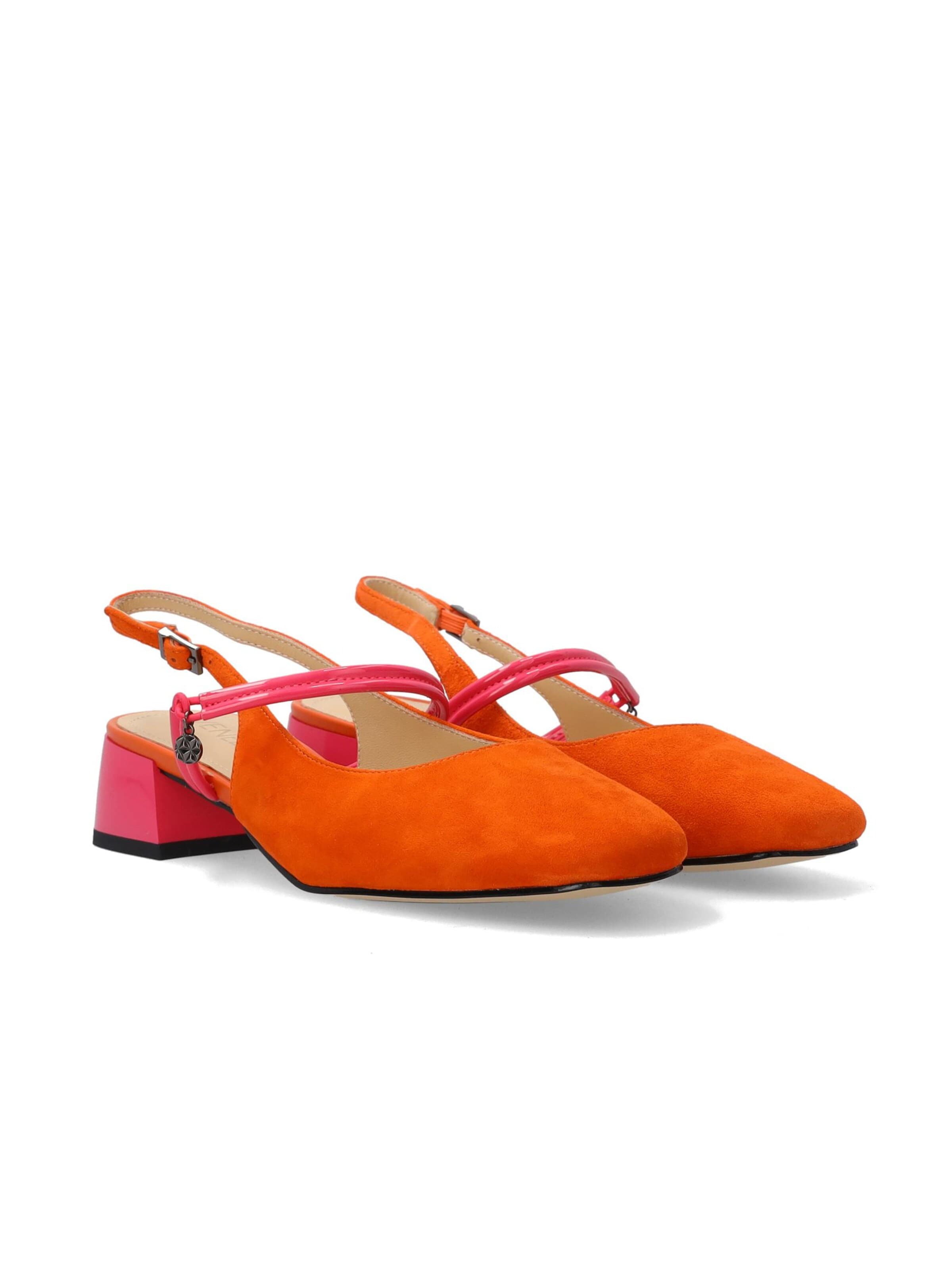 VENEZIA Slingback Pumps in Orange