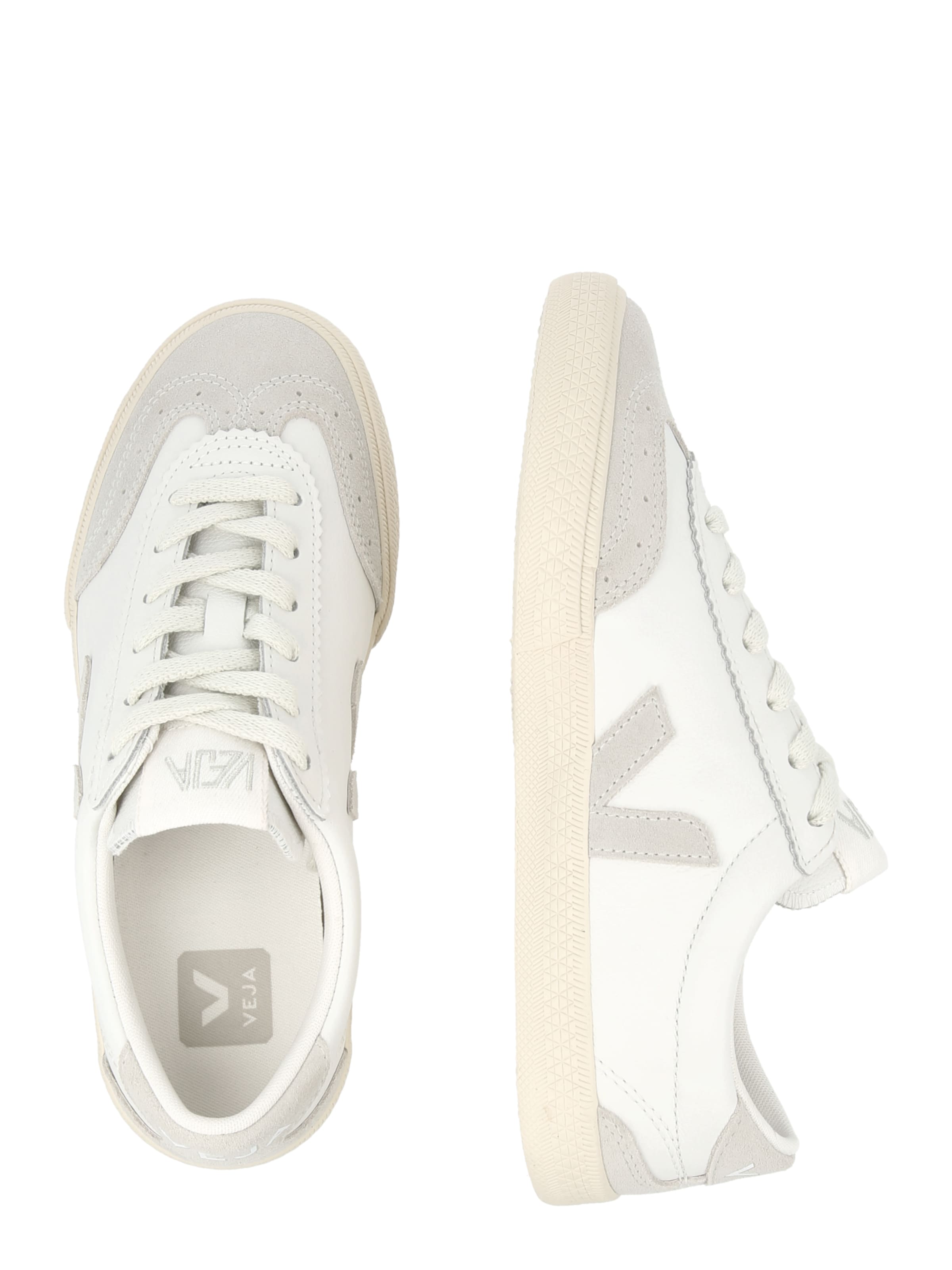 Veja - Sapatilhas baixas 'Volley' em branco