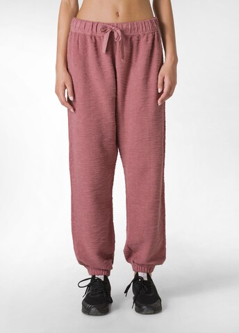 DEHA Tapered Trousers in Pink: front