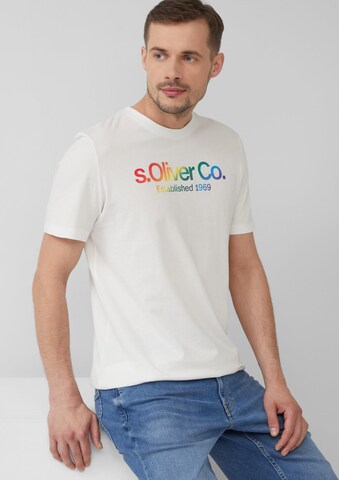 T-Shirt s.Oliver en blanc