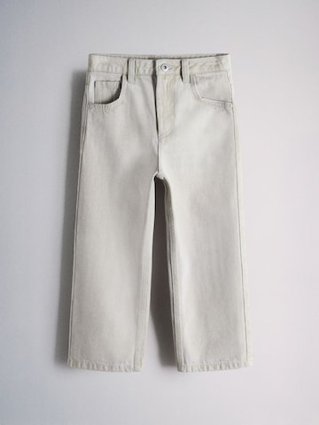 The Set Baggy Jeans i grå