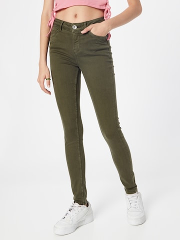GARCIA Skinny Jeans 'Celia' in Green: front