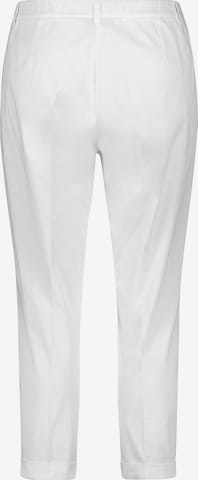 SAMOON Regular Chino Pants 'Greta' in White