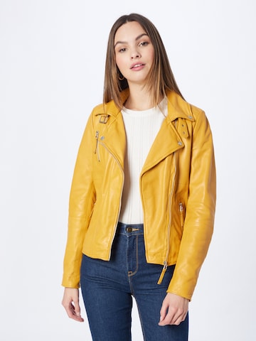 FREAKY NATION Between-Season Jacket in Yellow: front