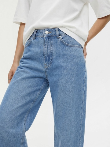 Everly Широки крачоли Дънки в синьо