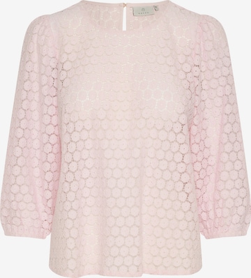 Kaffe Blouse 'Loren' in Roze: voorkant