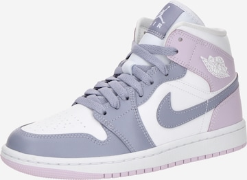 Sneaker alta 'Air Jordan 1' di Jordan in blu: frontale