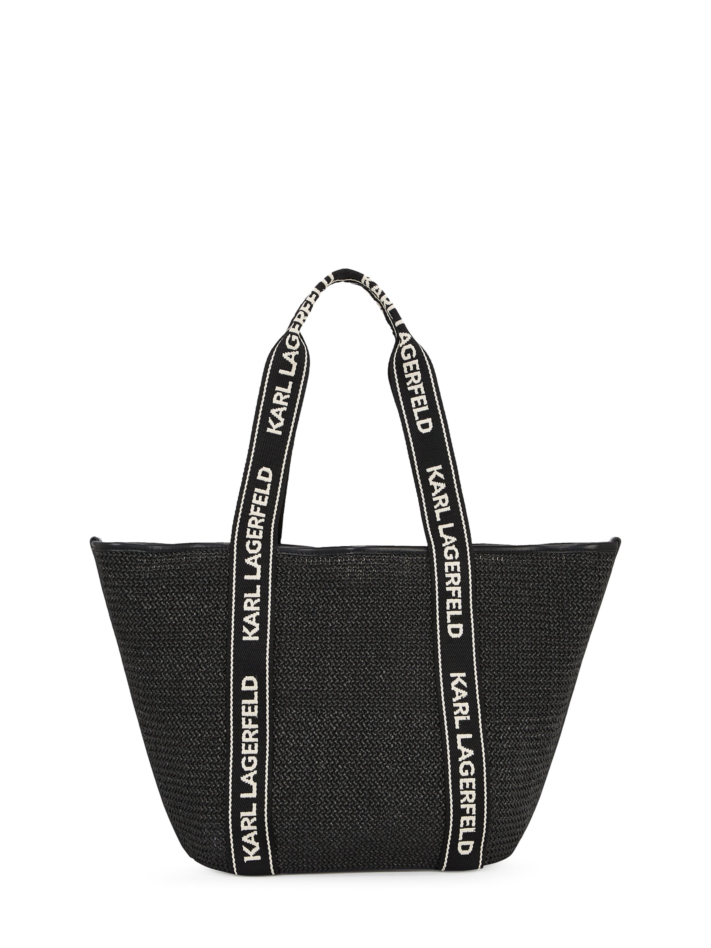 Karl Lagerfeld Плажна чанта 'Essential' в черно