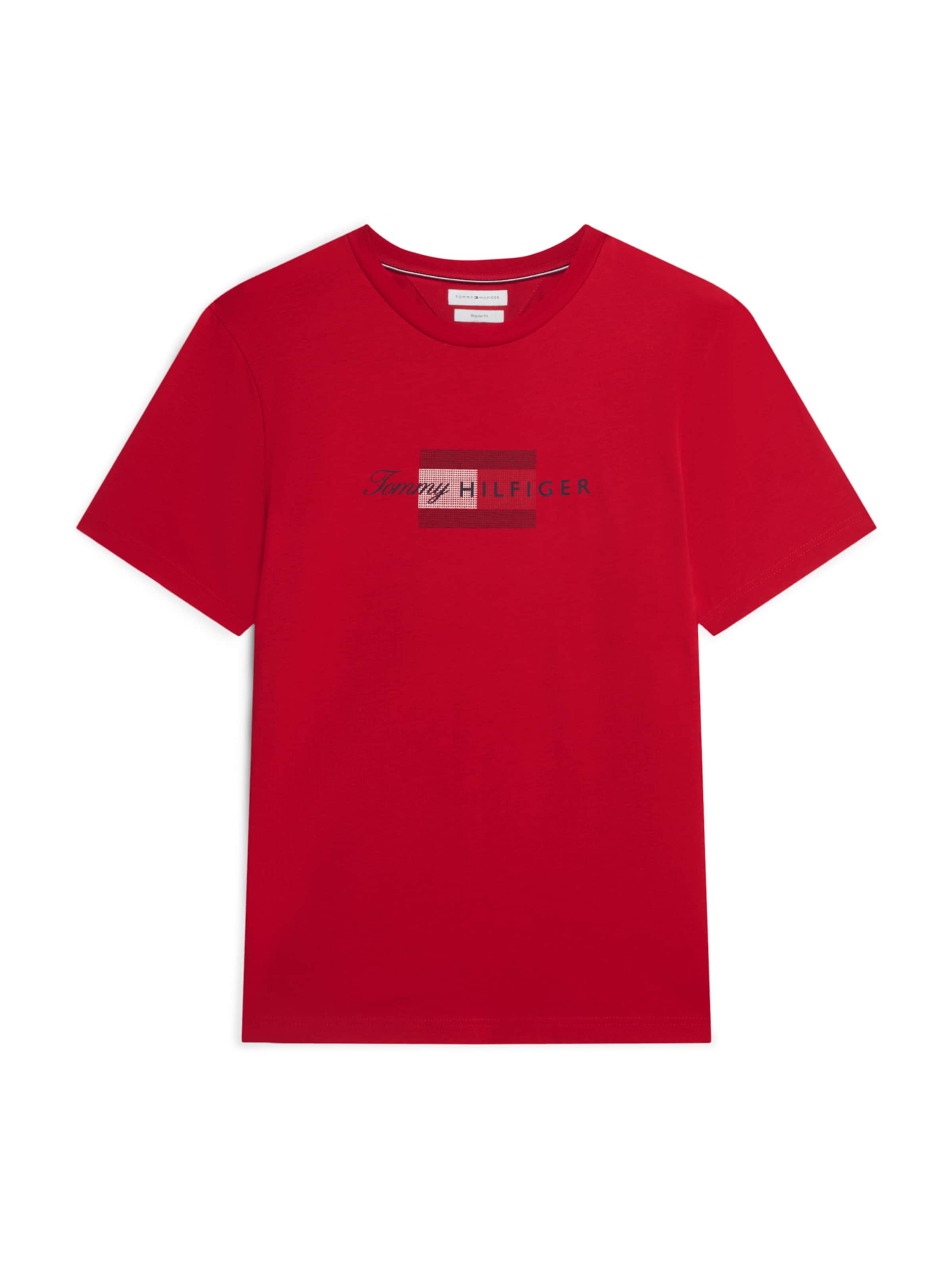 TOMMY HILFIGER - Camisa em vermelho: frente