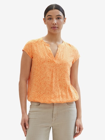 TOM TAILOR - Blusa em laranja: frente