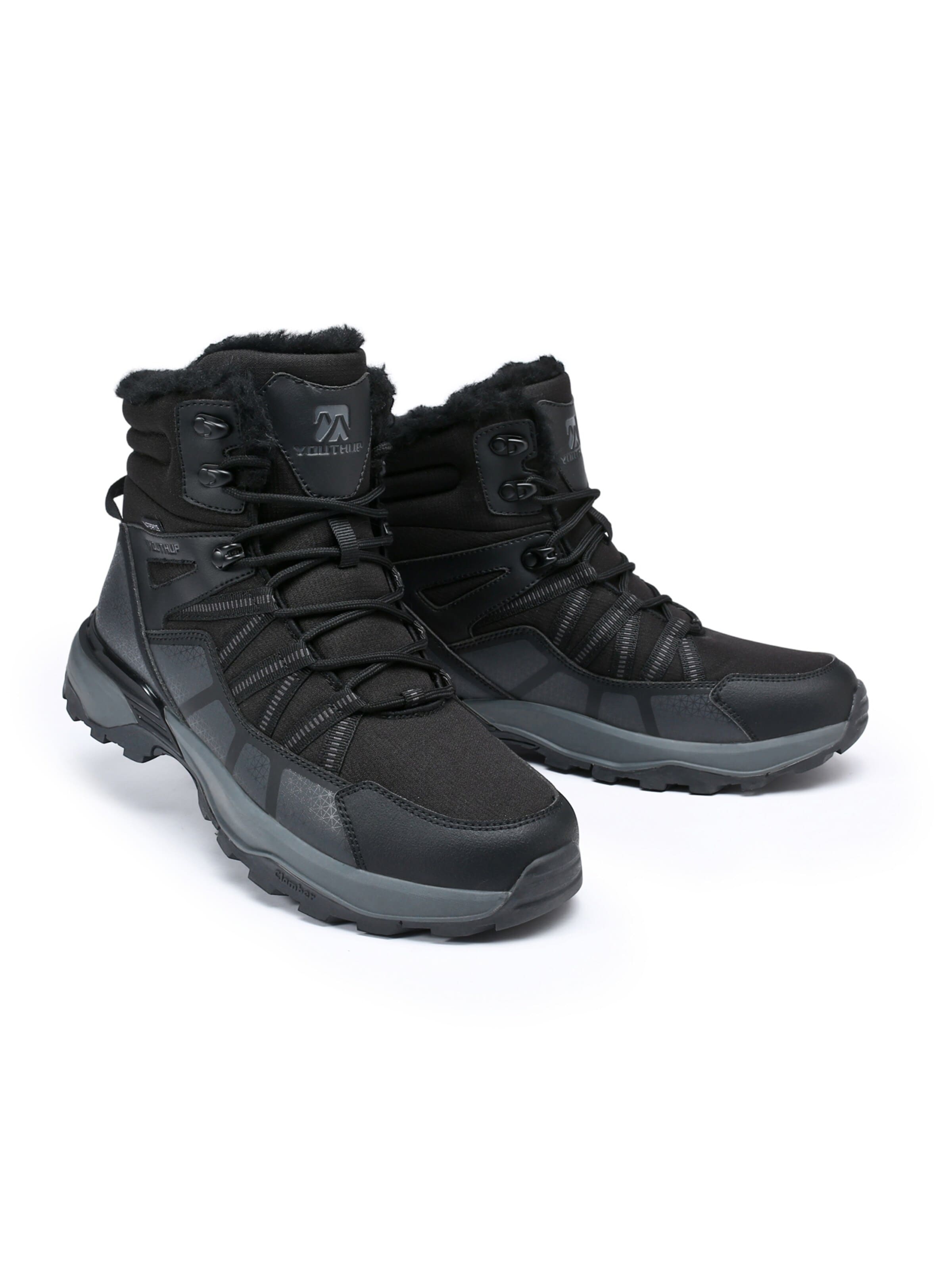 YOUTHUP Snow Boots 'Trittfest' in Black
