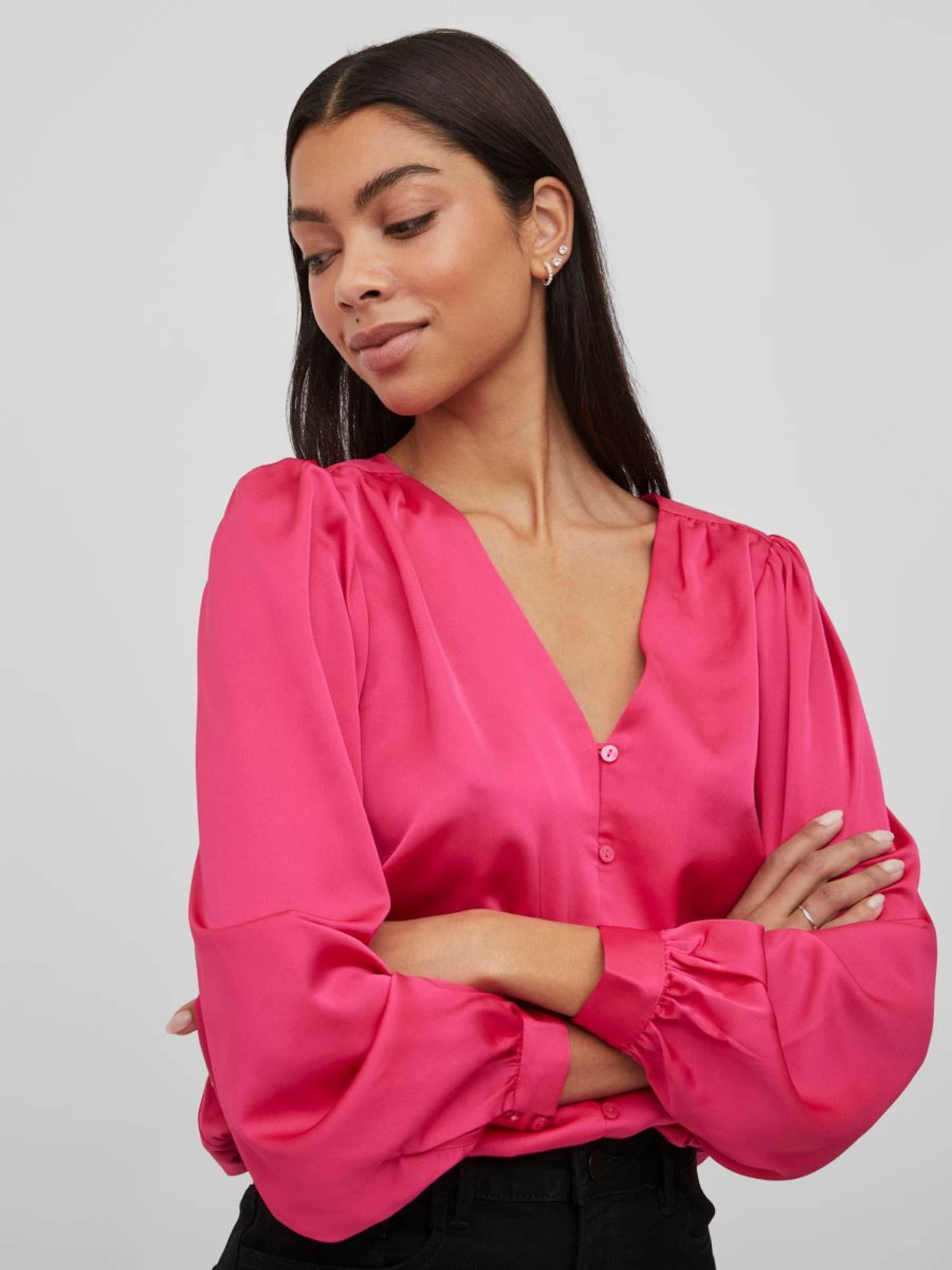 VILA Blouse in Pink ABOUT