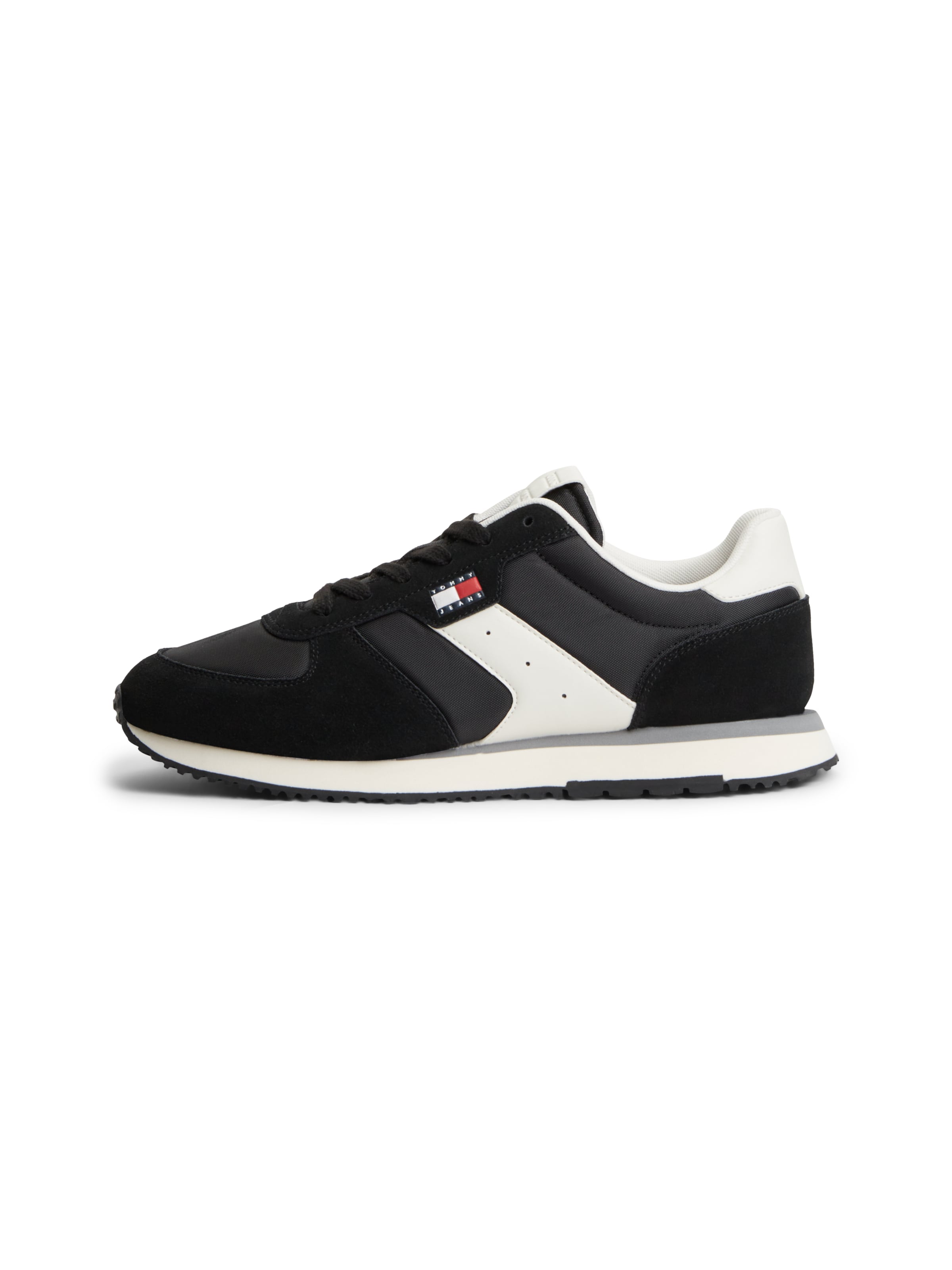 Baskets basses 'Eva Runner' Tommy Jeans en noir : devant