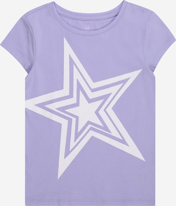 T-Shirt GAP en violet : devant