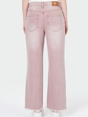 M.O.D MIRACLE OF DENIM Wide leg Jeans in Roze
