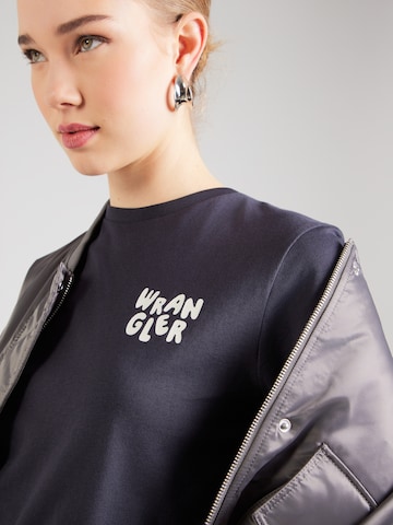 WRANGLER Μπλουζάκι 'SIGN OFF' σε μπλε