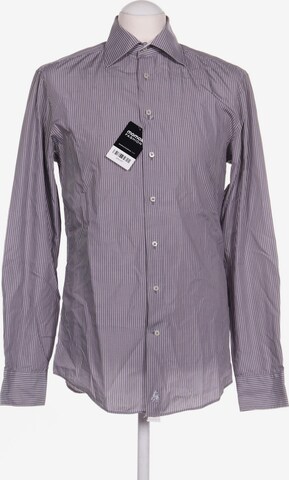 Jacques Britt Button Up Shirt in S in Grey: front