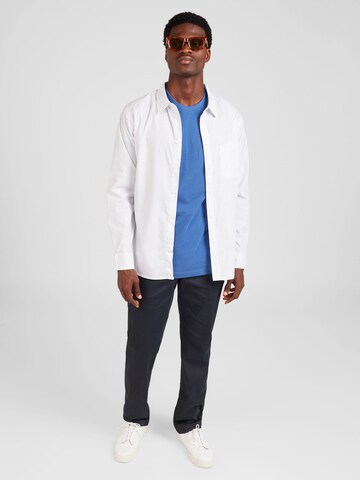 ABOUT YOU Regular fit Button Up Shirt 'Thilo' in White