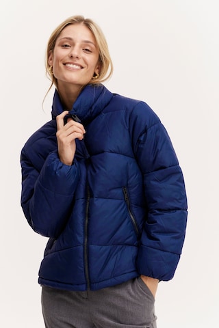 b.young Winter Jacket 'BOMINA' in Blue: front