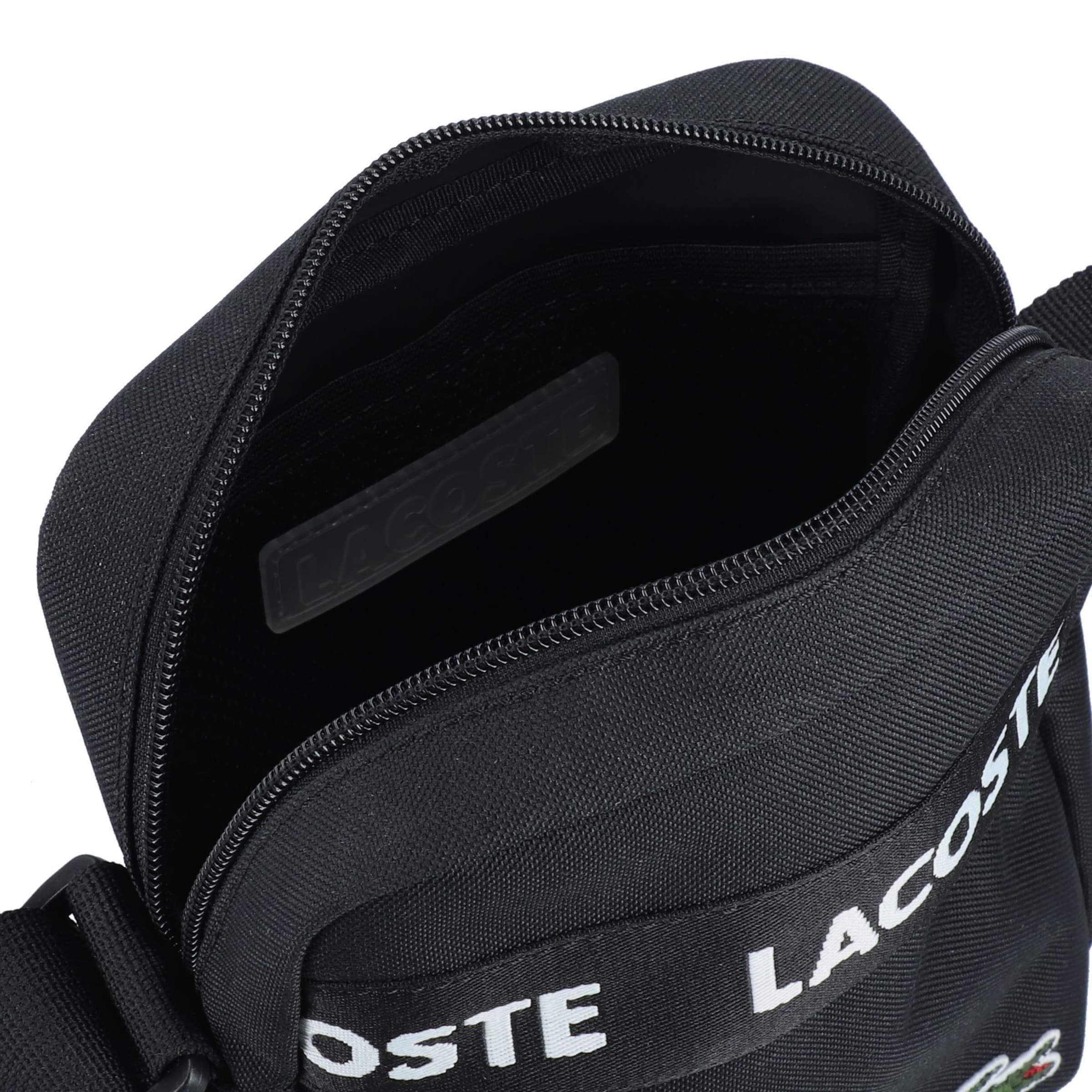 melns LACOSTE Pleca soma 'Neocroc'