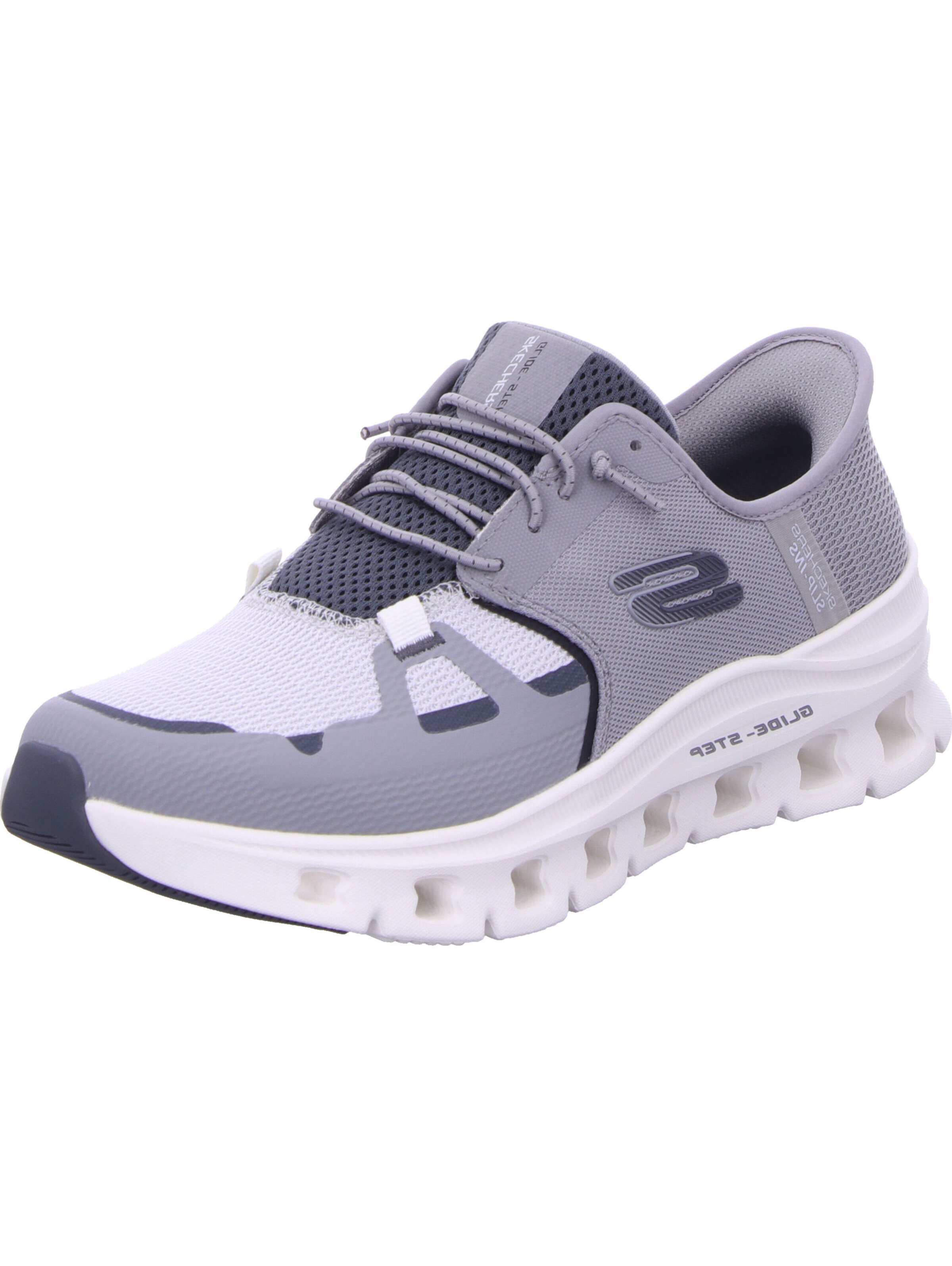 SKECHERS Platform trainers 'Glide Step Pro' in Grey: front