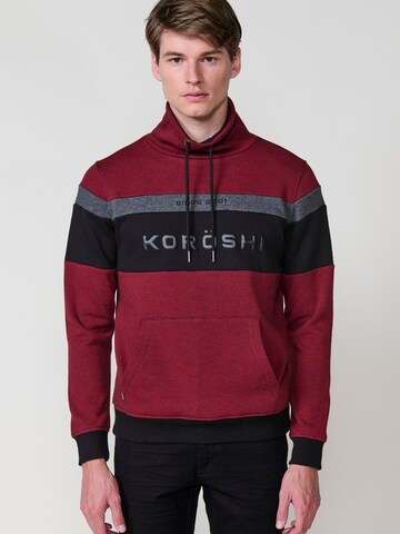 Pullover di KOROSHI in rosso: frontale