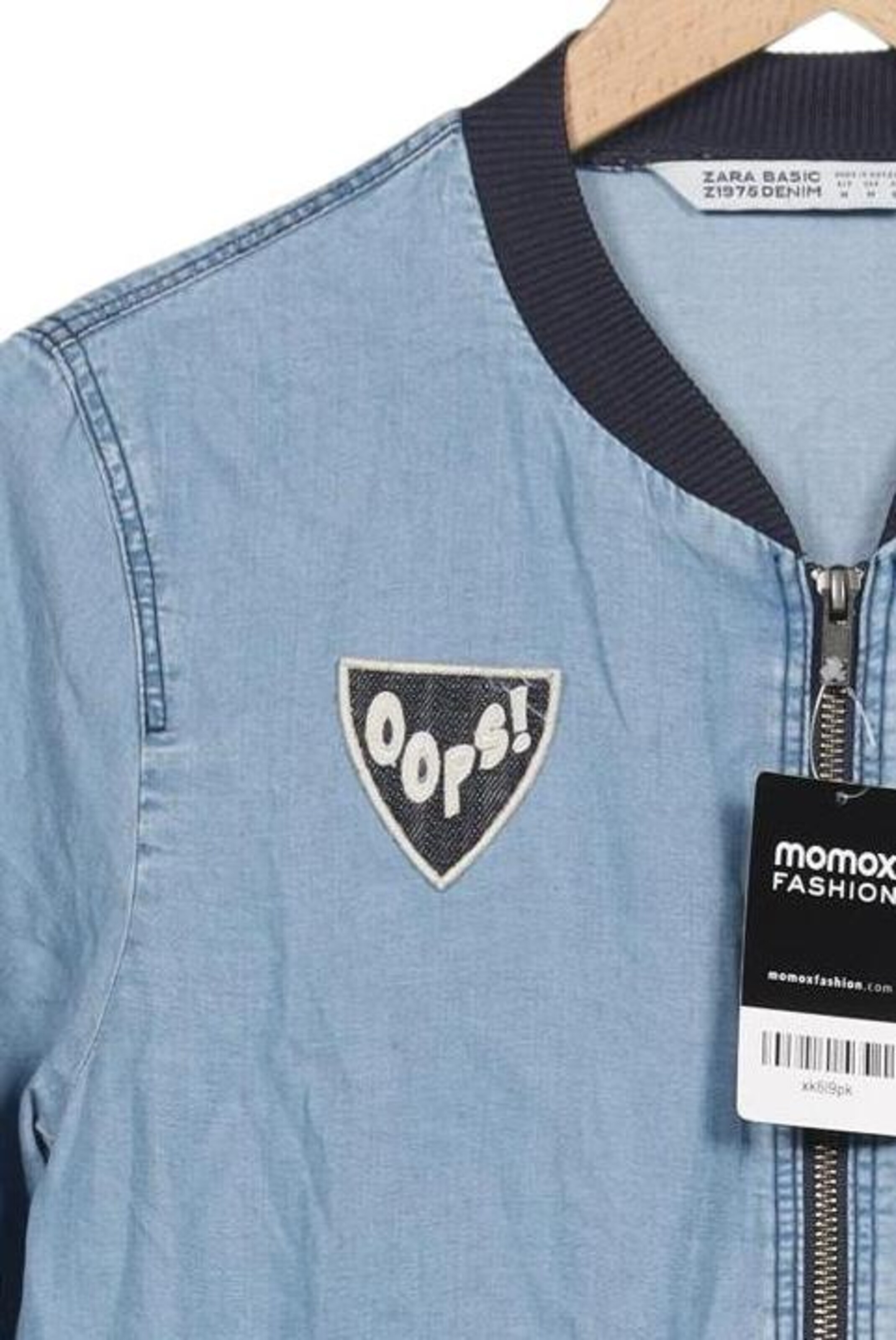 ZARA Jacket & Coat in M in Blue