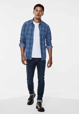 Street One MEN Regular Fit Hemd in Blau