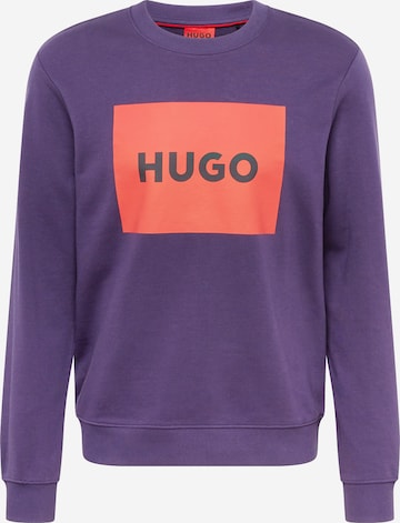 Sweat-shirt 'Duragol' HUGO Red en bleu : devant