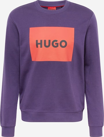 HUGO Red - Sweatshirt 'Duragol' em azul: frente