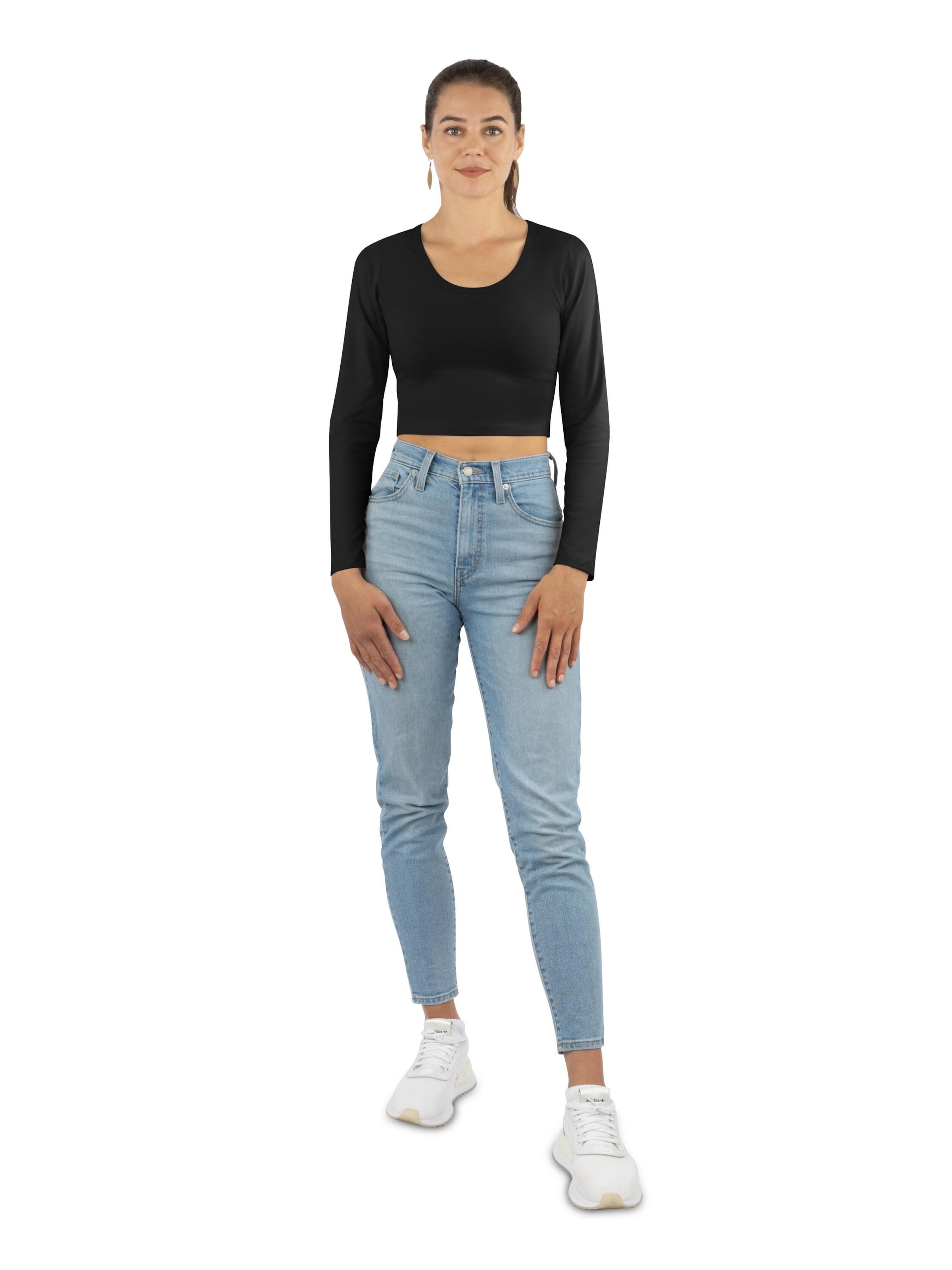 Janice Shirt 'Nerja' in Black