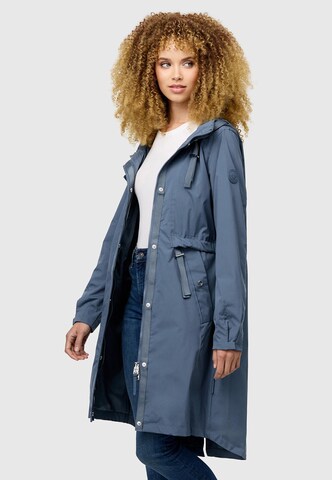 NAVAHOO Raincoat 'Silberperlee' in Blue: front