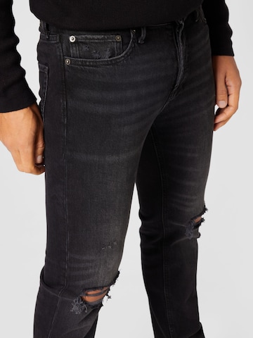 JACK & JONES Slimfit Jeans 'MIKE' i svart